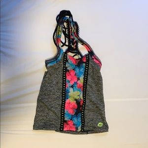 Girls flower tank top